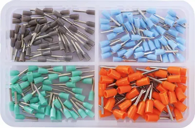 Produktbild von QUADRIOS Aderendhülsen-Set 2010C392, 0,14-0,5 mm², Teilisoliert, 200 Stück