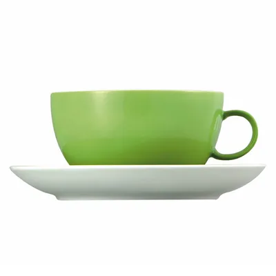 Produktbild von Cappuccinotasse 2-tlg. - Sunny Day Apple Green / Grün - Thomas - 10850-408527-14670