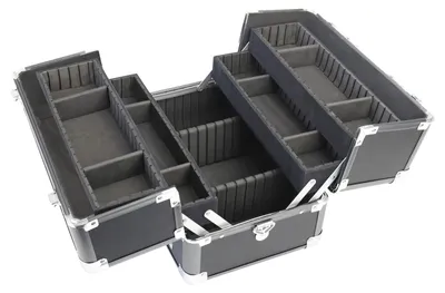 Schminkkoffer von HMF mit den Maßen  33 x 22.5 x 24 cm