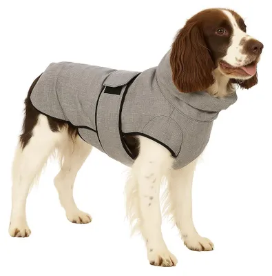 Produktbild von Winterjacke für Hunde – Graue Jacke – 50 cm