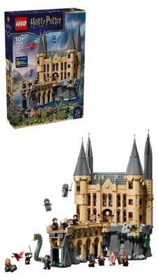 Zdjęcie produktu dla LEGO Harry Potter Zamek Hogwart™: Wschodnie skrzydło, Zestaw do budowania, 10 lat(a), Plastik, 2164 szt., 3,52 kg