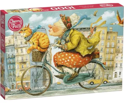 Obrázek produktu pro Puzzle 1000 CherryPazzi Super babička 31353