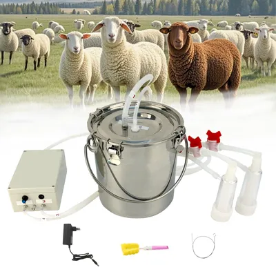 Melkmaschine für Schafe, 5 Liter, inkl. Melkzeug
