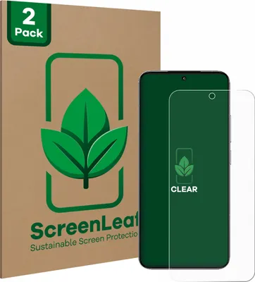 Produktbild von 2x ScreenLeaf Schutzfolie für Xiaomi 14 nachhaltiger Displayschutz Display Schutz Folie Klar Transparent