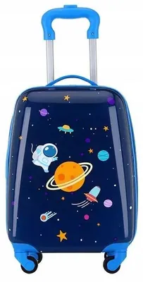 Produktbild von MPMAX Kinder Handgepäck Koffer Weltraum Planeten 4 Rollen