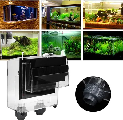 Produktbild von All-in-one Aquarium Überlaufbox aus Acryl für optimales Fischmanagement - Geräumig und langlebig