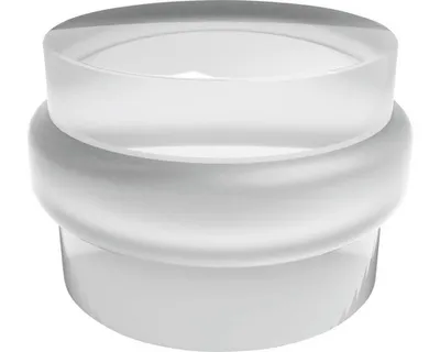 Obrázek produktu pro Dveřní zarážka Ø 38x21mm, transparentní