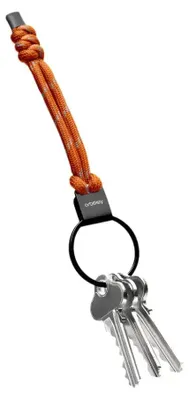 Produktbild von Orbitkey Urban Loop Keychain - Schlüsselorganizer Tangerine
