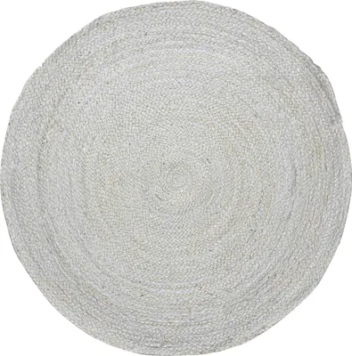 Obrázek produktu pro Ethno Boho Deko Juta Teppich Abrila Rund 100cm Creme