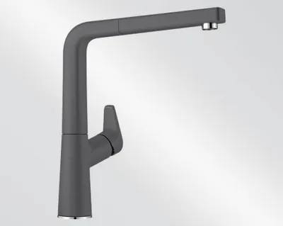 Produktbild von BLANCO AVONA-S Armatur / Felsgrau / Zugauslauf / Hochdruck