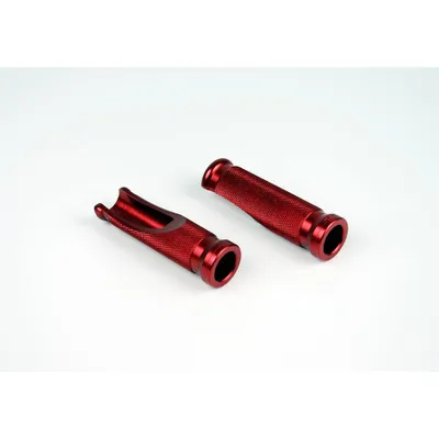 Produktbild von LSL Sport-Rasten, Ersatzfußrasten, Länge 85 mm, Aluminium gefräst, rot eloxiert, Lieferung paarweise, fahrzeugspezifische Gelenke bitte separat bestellen