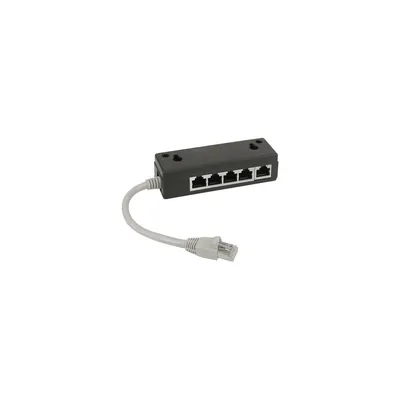 Obrázek produktu pro InLine® ISDN distributor, 5x zásuvka RJ45, 15cm kabel, s ukončovacími odpory