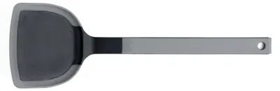 Productafbeelding van Wokspatel met flexibele siliconen rand, 32,5 cm lang, grijs