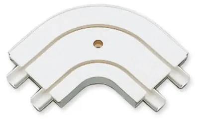 Immagine prodotto di Accessorio giunto angolare esterno GARDINIA per cornicione PVC a doppio canale