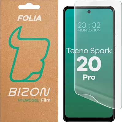 Produktbild von Hydrogel Folie für den Bildschirm für Tecno Spark 20 Pro, Bizon Glass Hydrogel Front, 1 Stück