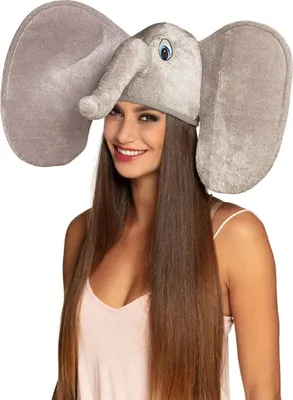 Produktbild von Boland - Elefanten Hut - Tierkostüm Accessoire für Erwachsene - Karneval