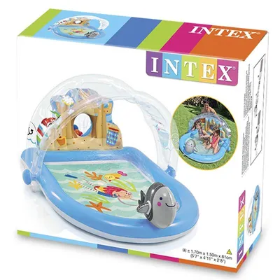 Produktbild von Intex - Aufblasbares Spielcenter, 155 x 130 x 84 cm, 85 l, Gartengestaltung (57421NP) INTEX