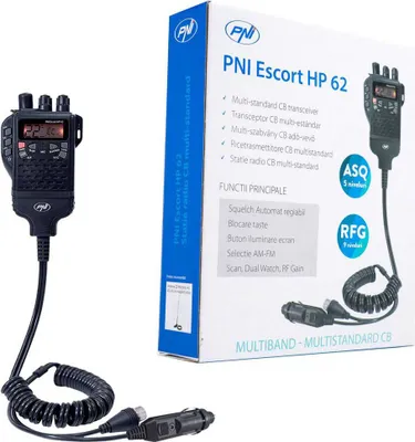 Obrázok produktu pre Pni Escort Hp 62 Prenosná rádiová stanica Black Black One Size