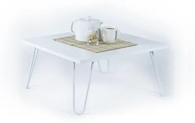 Immagine prodotto di Tavolino da salotto 60x60x29 cm bianco Ilia