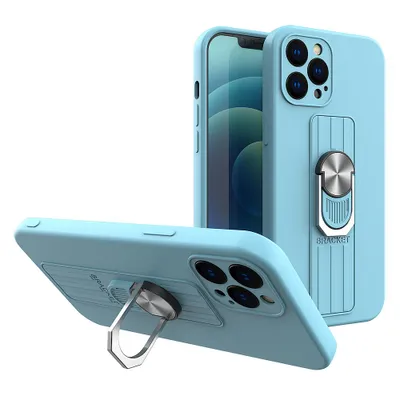 Produktbild von Ring Case Case mit Halterung für Iphone 13 Pro Hellblau