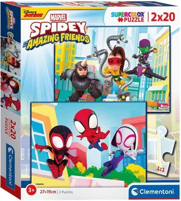 Obrázok produktu pre Clementoni Puzzle 2X20El Spidey A Priatelia 24794