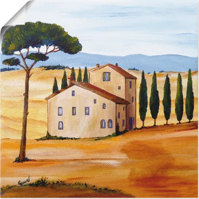 Produktbild von ARTland Poster Toskana modern 1 Größe: 50x50 cm
