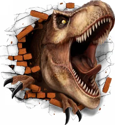 Produktbild von T-Rex Dinosaurier Wandtattoo als Deko 70x80 cm