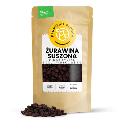 Zdjęcie produktu dla Żurawina Suszona z Sokiem Jabłkowym 500 g