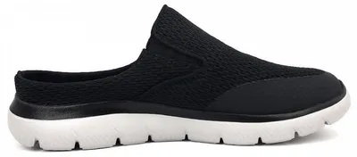 Imagen del producto de Zapatillas Skechers Summits para hombre, tipo zapatilla de estar por casa, sandalia, color negro, para uso casual