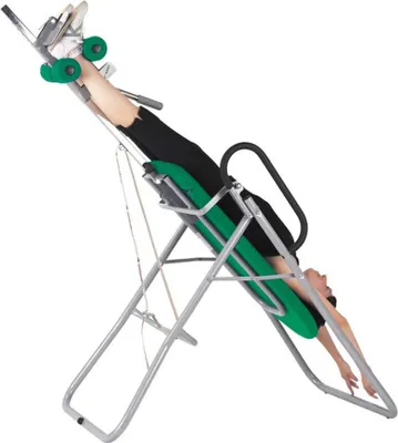 Produktbild von Massageliege, Inversionsbank mit grauem Rahmengestell, div. Farben, Farbe:59 gras
