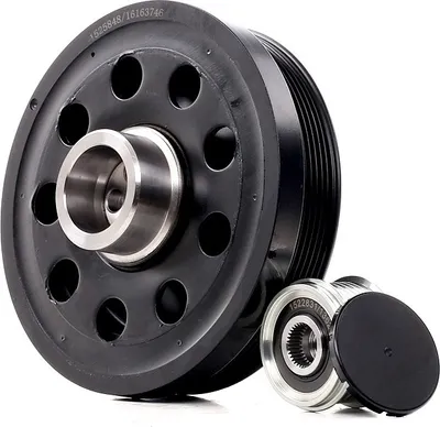 Produktbild von RIDEX 3213B0221 Riemenscheibe Kurbelwelle für BMW 3 Touring (E91) 166,7mm 6-Rippen