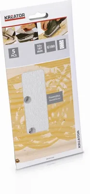 Produktbild von 5 Schleifblätter 93x187 mm K180 KRT201558