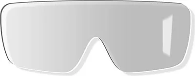 Produktbild von Uvex Ersatzscheibe für uvex i-range Schutzbrille, farblos, Polycarbonat, supravision excellence, UV400, beschlagfrei, kratzfest