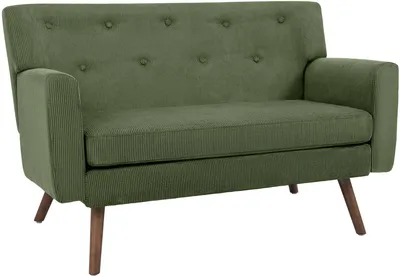 Produktbild von CLP Sofa Kioni Cordbezug 2-Sitzer komfortabel gepolstert bis 240 kg belastbar grün