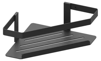 Obrázek produktu pro Rohová police MYLINE, 214 × 90 × 214 mm, matná černá