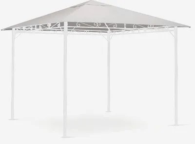 Image de Pavillon 3x3 mètres jardin acier étanche au vent Style UV - Blanc