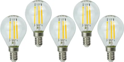 Produktbild von 5x LED Lampe Filament 12V DC AC E14 1W warmweiß