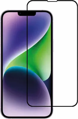 Produktbild von Smartphonica Vollabdeckung gehärtetes Glas Bildschirmschutz für iPhone 14 Plus aus gehärtetem Glas mit abgerundeten Ecken