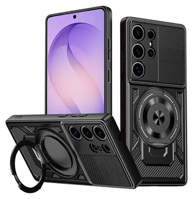 Obrázok produktu pre Techsuit – RuggedCam odolné ochranné puzdro s krytom fotoaparátu pre Samsung Galaxy S26 Ultra – čierne