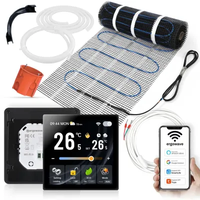 Zdjęcie produktu dla Mata grzewcza 160W/m2 | 16m2 z termostatem NICE.B