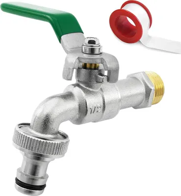 Produktbild von Wasserhahn 1/2 Zoll Messing rostfrei für Garten
