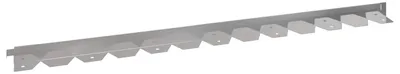 Obrázek produktu pro vidaXL Trávníková obruba, 20 ks, 102 x 4 x 4 cm, ocel, stříbrná