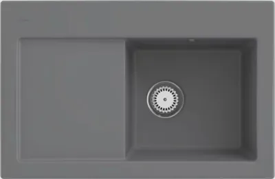 Produktbild von Villeroy & Boch Keramikspüle 671401SL, Subway 45 Einbauspüle - inkl.