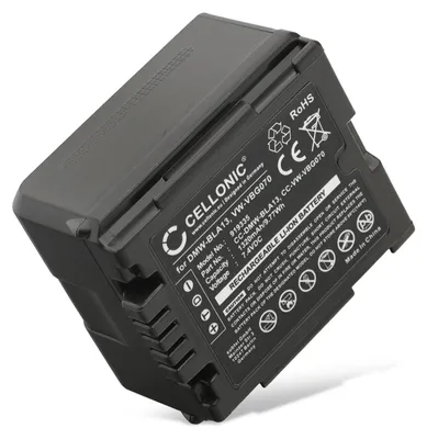 Image de CELLONIC 1x Batterie pour Appareil photo Compatible avec Panasonic Lumix DMC-L10, HDC-SD100, HDC-HS9, VW-VBG070 - (1320mAh, 7.4V)