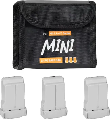 Produktbild von Safe Case Feuerfeste Hülle für 3 DJI Mini 3 / Mini 5 / 4 / 3 Pro Akkus
