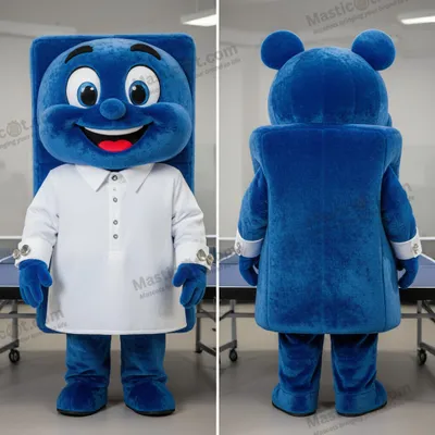 Image de Mascotte MASTICOT table de ping-pong émeraude aux épaules larges