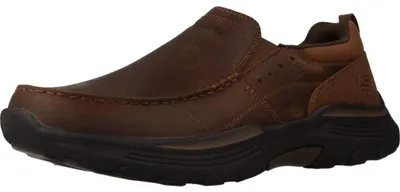 Productafbeelding van Skechers heren mocassin Expended Seveno, donkerbruin leer, maat 45.5 EU