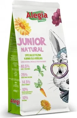 Produktbild von ALEGIA Junior Natürliches Kaninchenfutter 650g