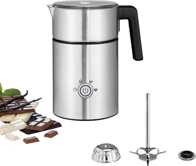 Produktbild von FORSMANO 4-in-1 Multifunktion Milchaufschäumer, 650 W Milchaufschäumer mit LED-Bedienung, Für perfekten Milchschaum & heiße Schokolade, 23×20×13,5 cm