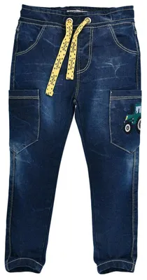 Produktbild von BONDI Lange Jeans "Traktor" für Jungen 33110 | Blau Größe: 92